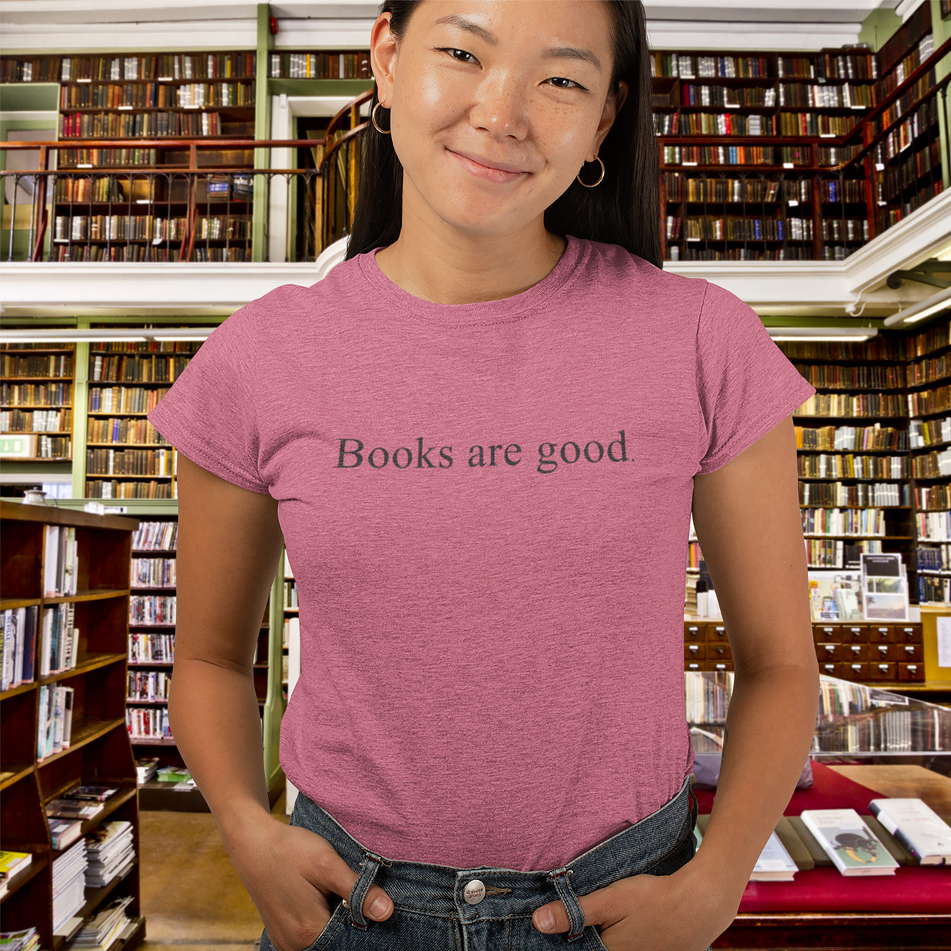 Books Are Good Women's Relaxed Triblend T-Shirt