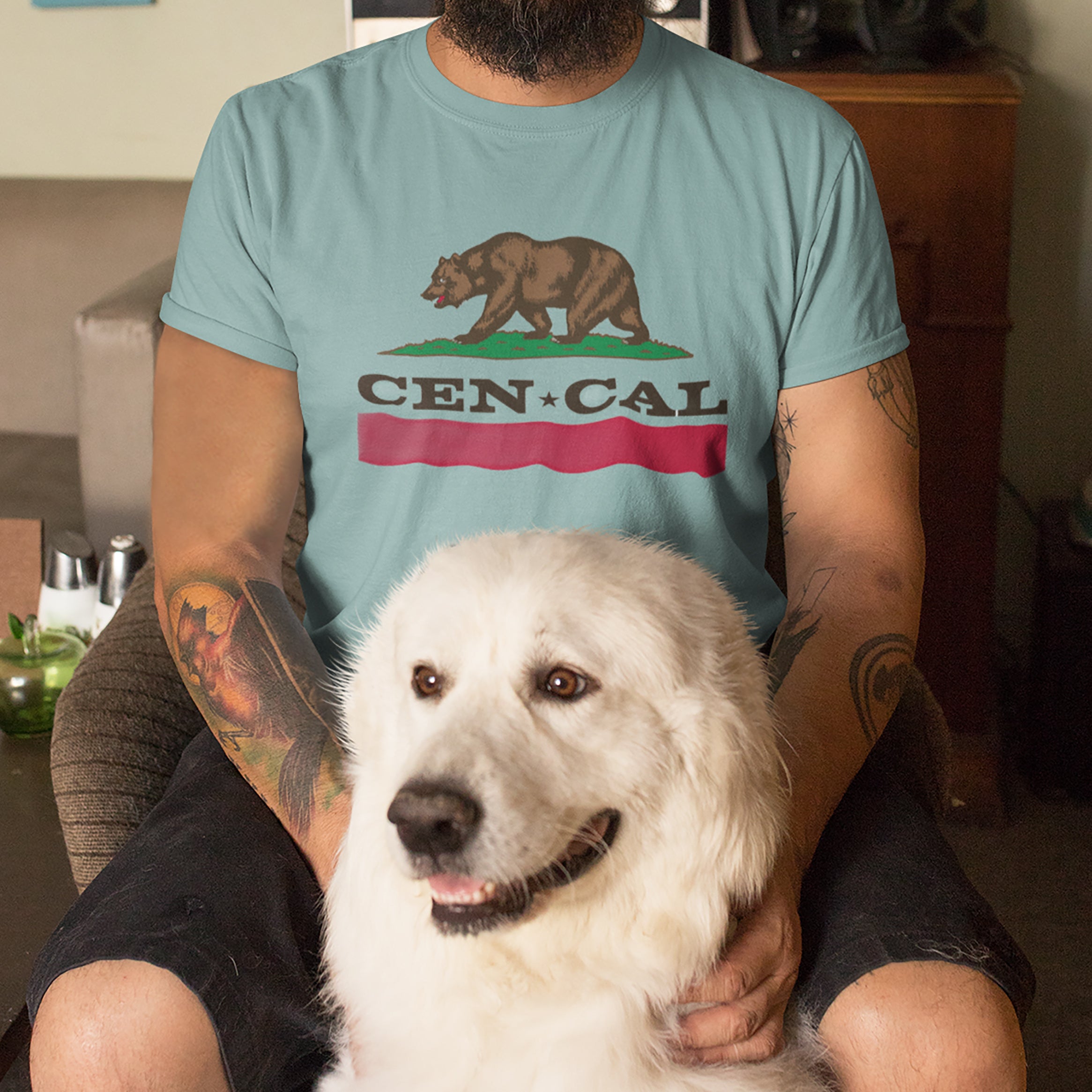 Cen Cal Central California Adult Cotton T-Shirt