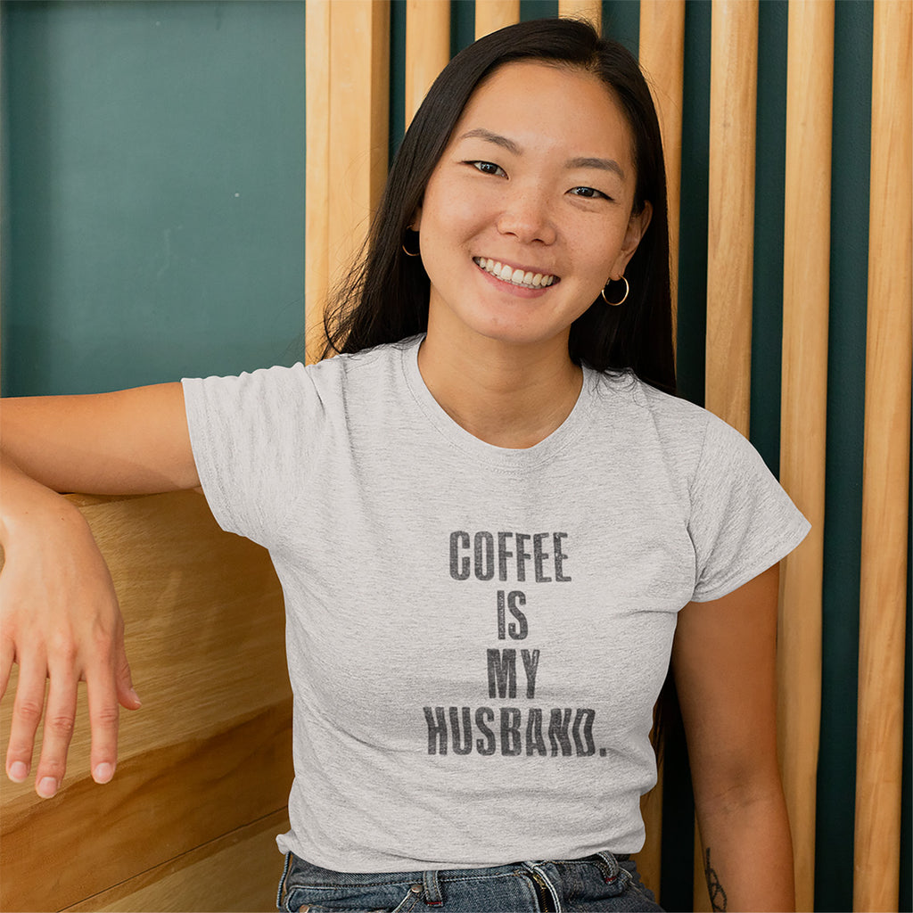 Coffee Is My Husband Ladies' Relaxed T-Shirt