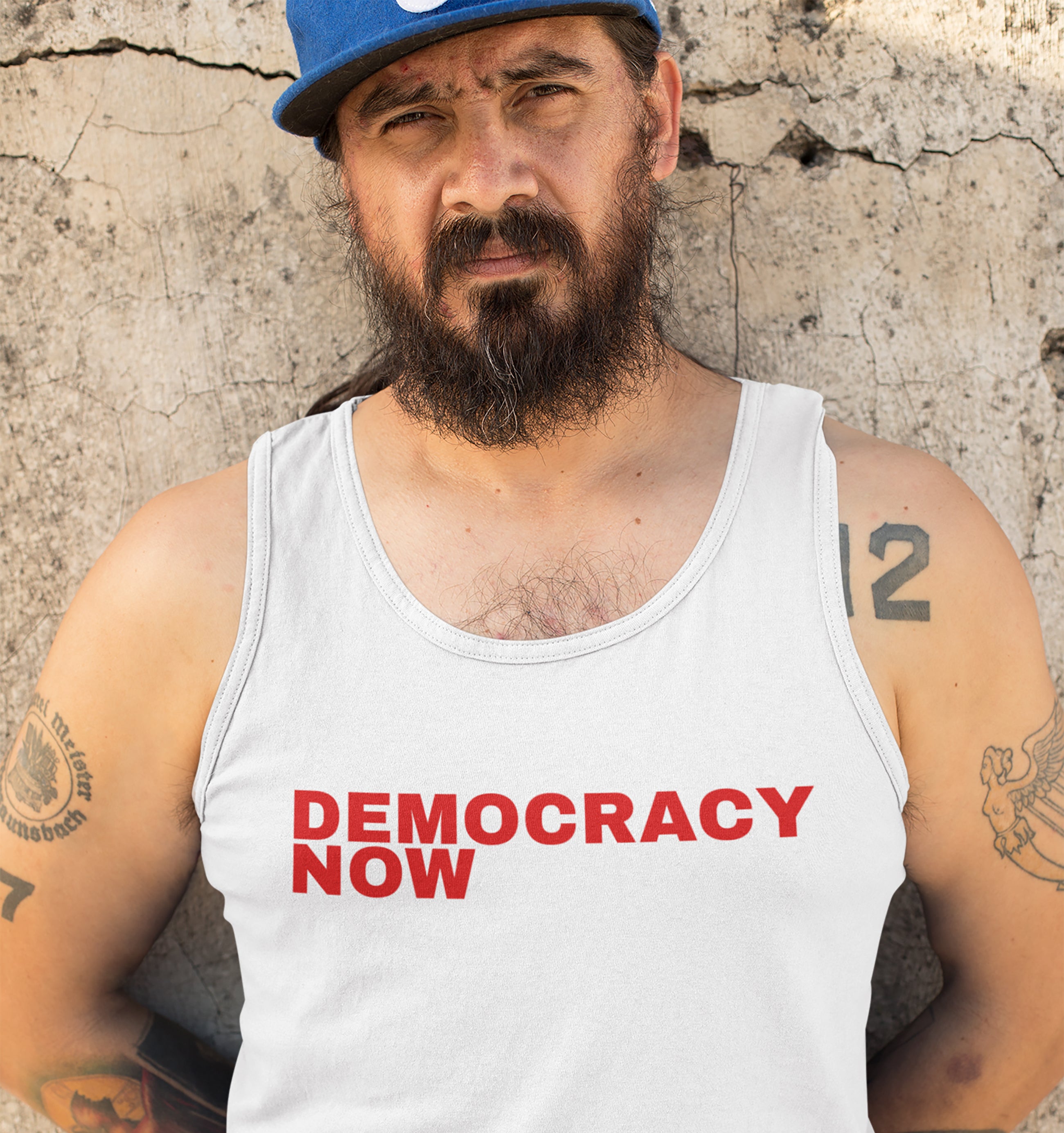Democracy Now Adult Cotton Tank
