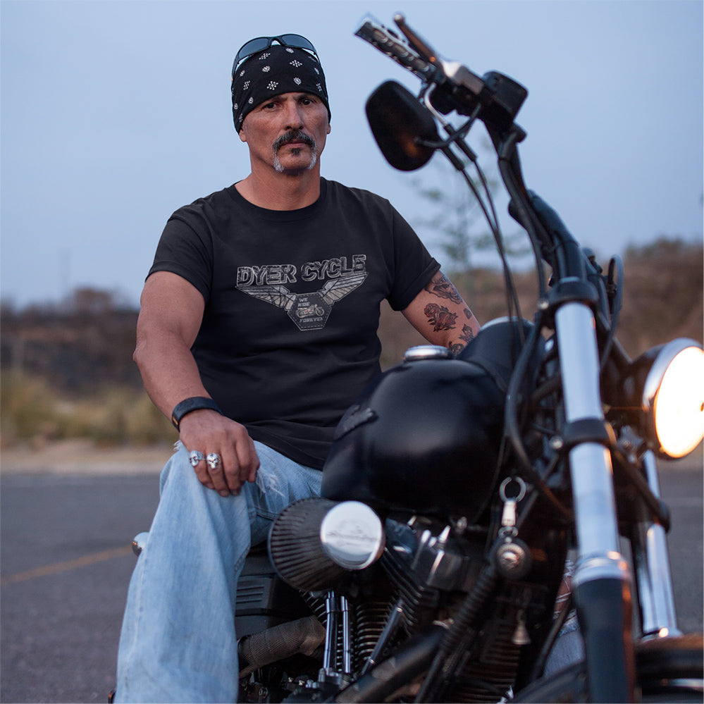 Dyer Cycle We Ride Forever Adult Cotton T-Shirt