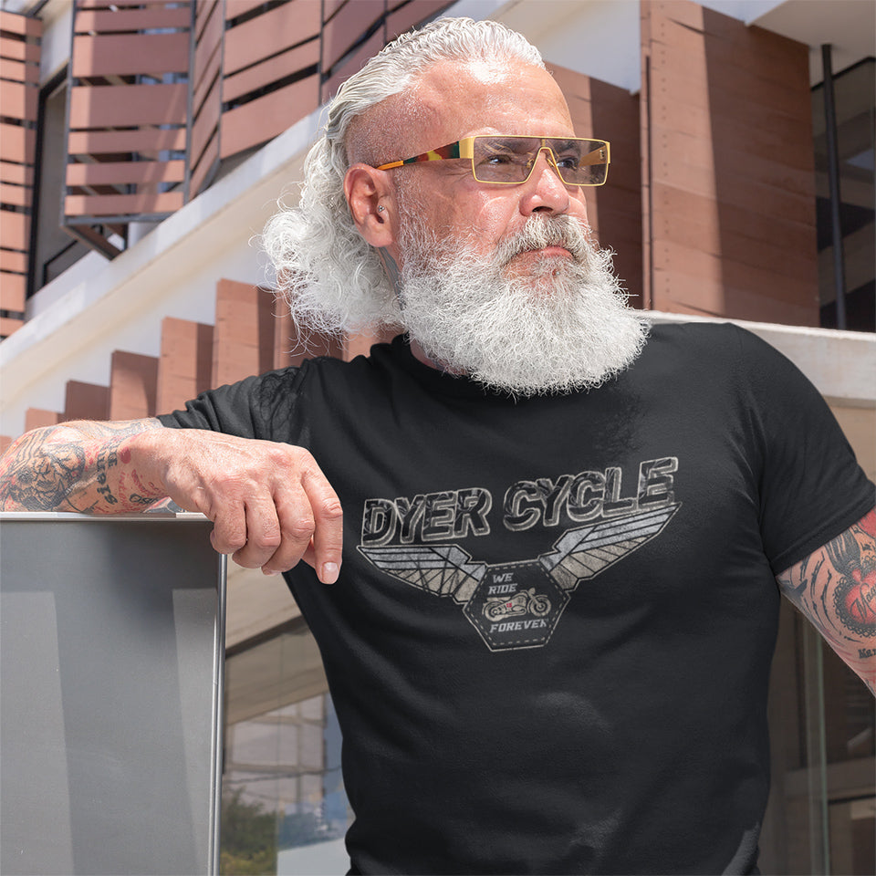 Dyer Cycle We Ride Forever Adult Cotton T-Shirt
