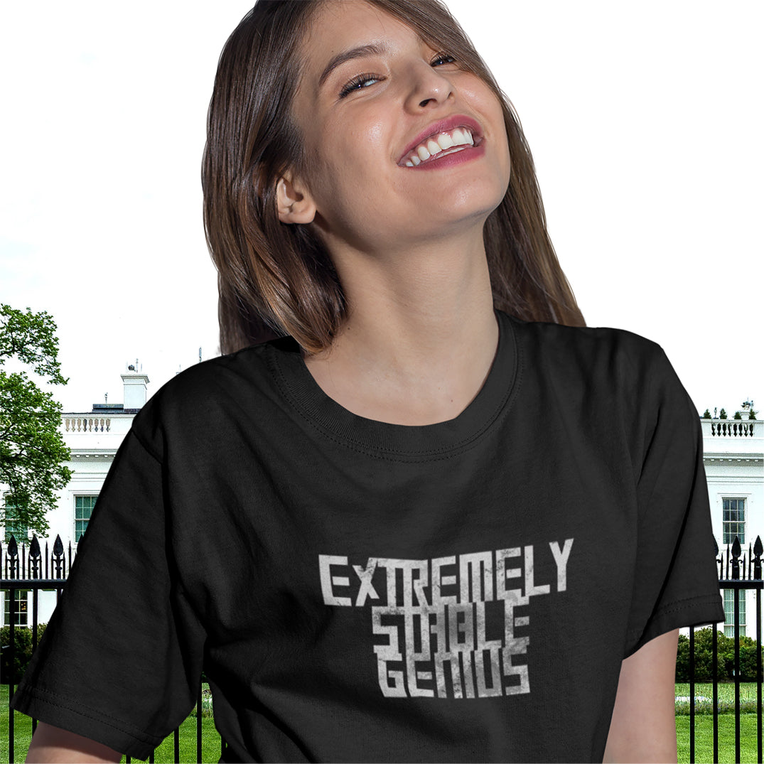 Extremely Stable Genius Adult Cotton T-Shirt