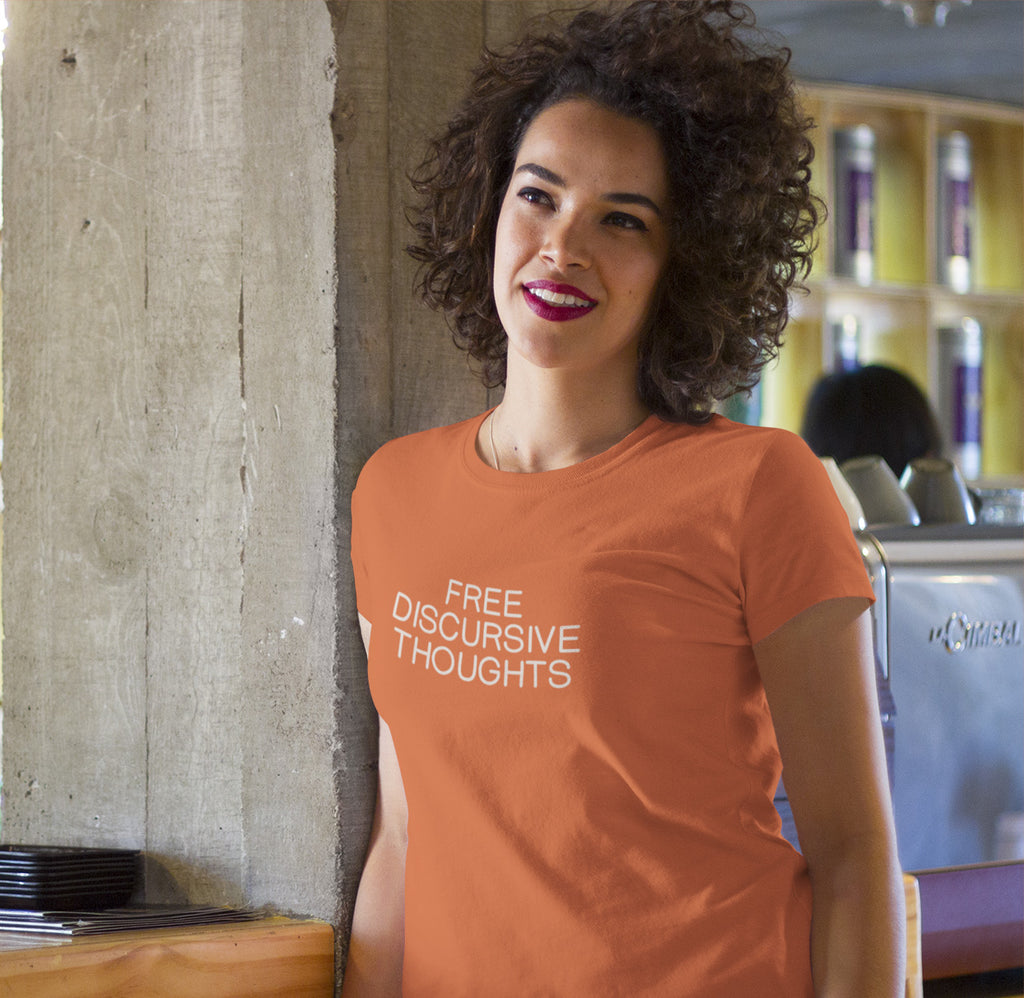 Free Discursive Thoughts Ladies' Relaxed Cotton Jersey T-Shirt