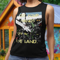 Get Your Hands On The Land Ladies Jersey Muscle Tank