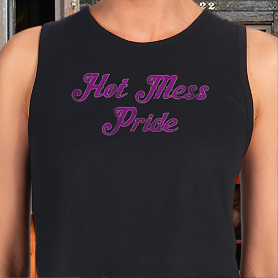 Hot Mess Pride Women's Festival Crop Tank