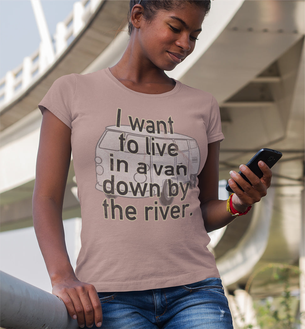 I Want To Live In A Van Women's Cotton T-Shirt