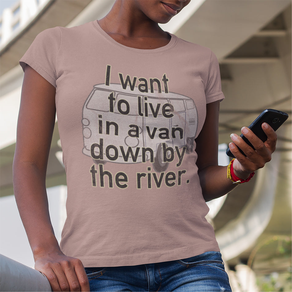 I Want To Live In A Van Women's Cotton T-Shirt