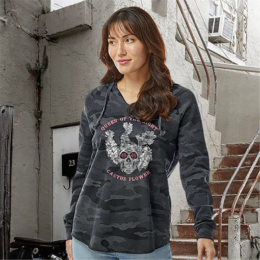 Queen of the Night Independent Trading Co. Lightweight California Wave Wash Hooded Sweatshirt