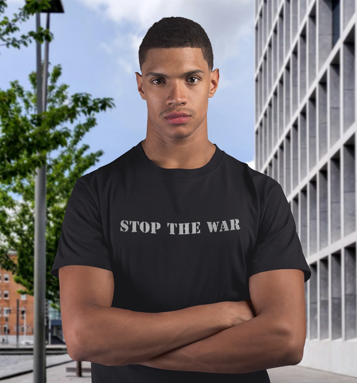 Stop the War Adult Cotton T-Shirt