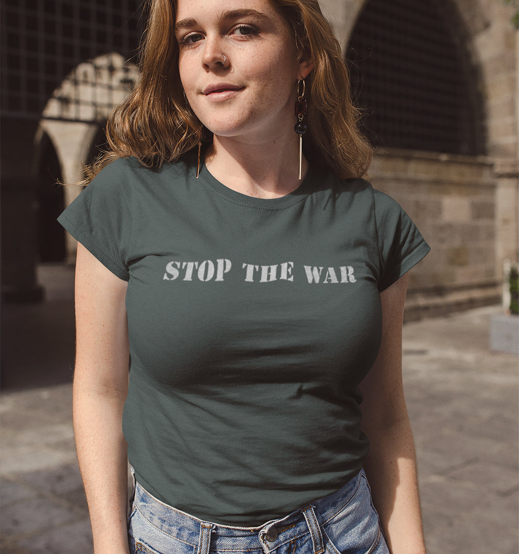 Stop the War Ladies' Cotton T-Shirt