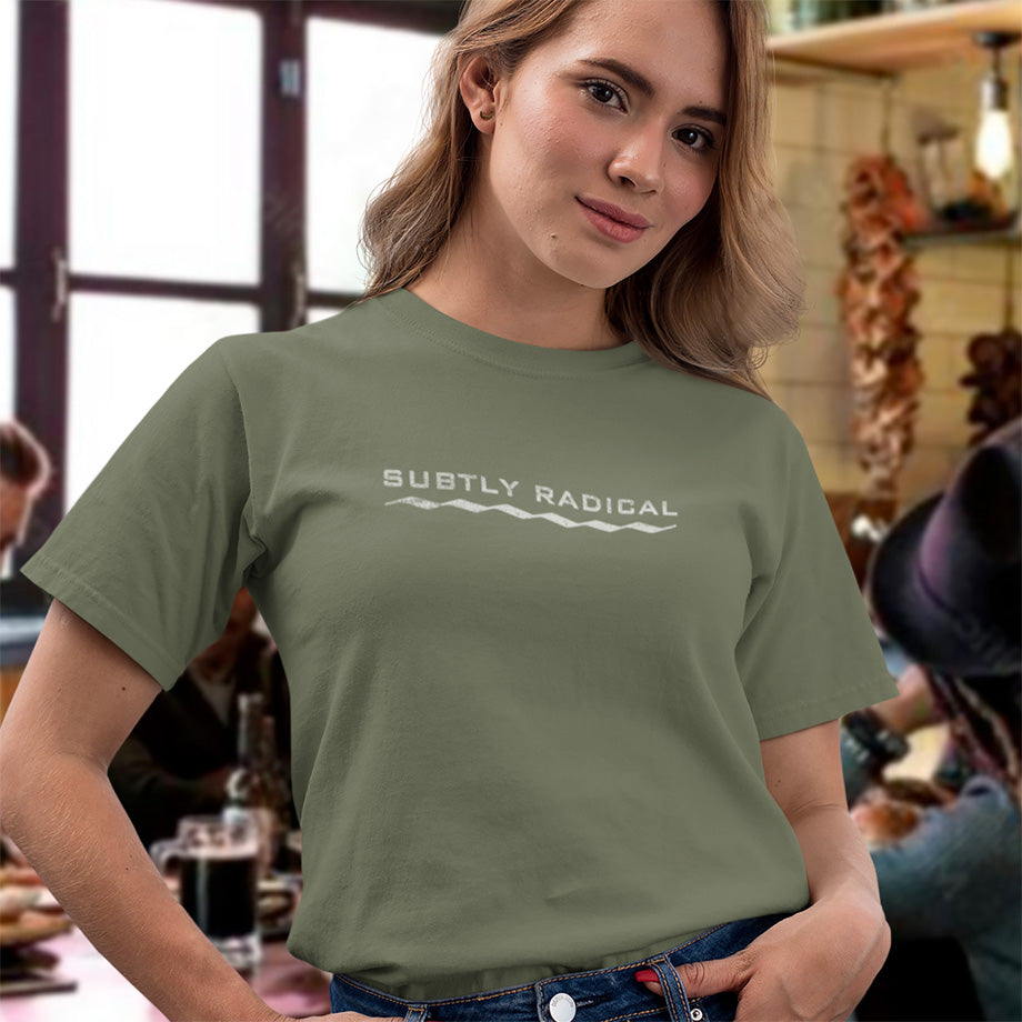 Subtly Radical Adult Cotton T-Shirt