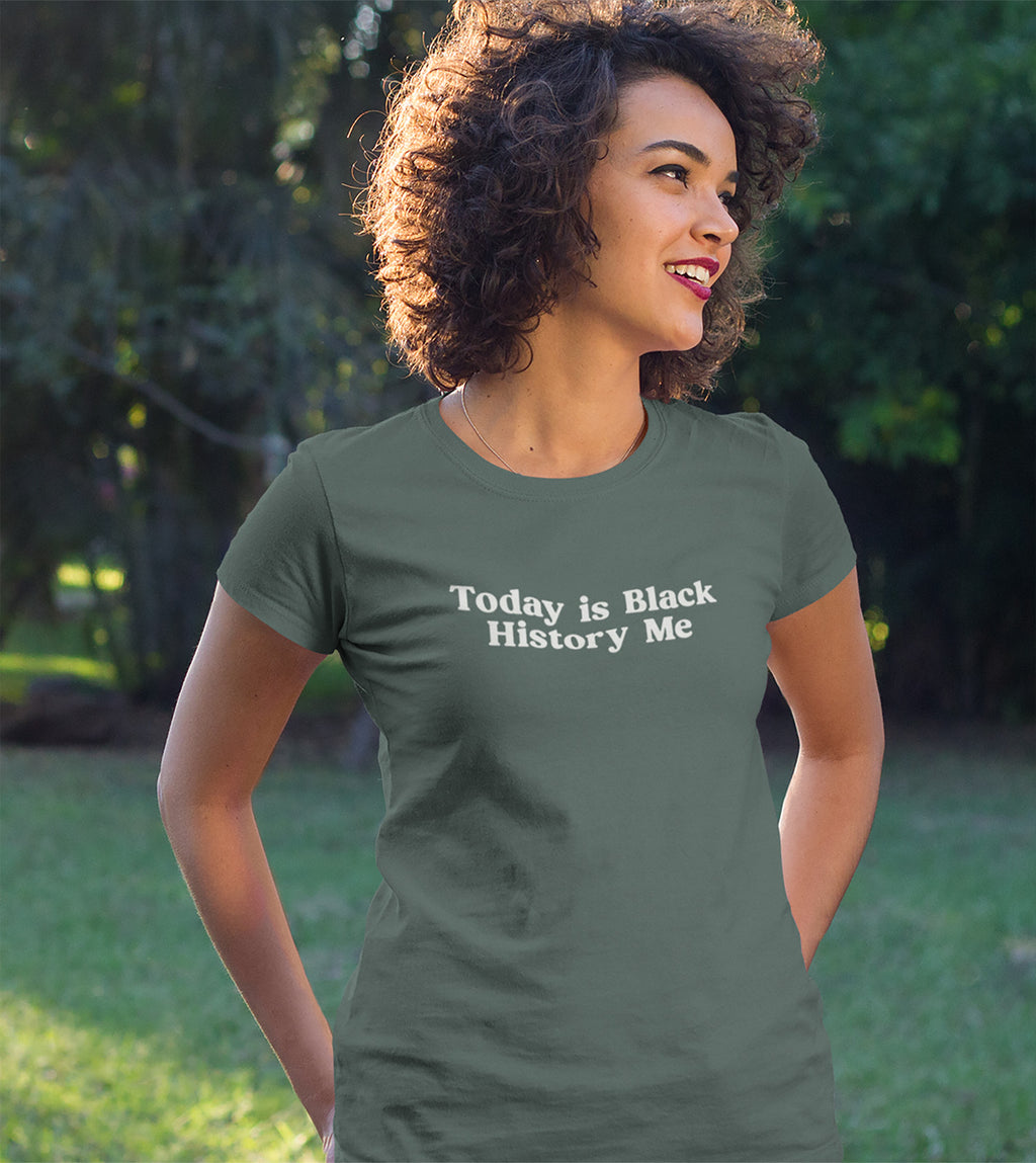 Today is Black History Me Ladies' Relaxed Jersey T-Shirt
