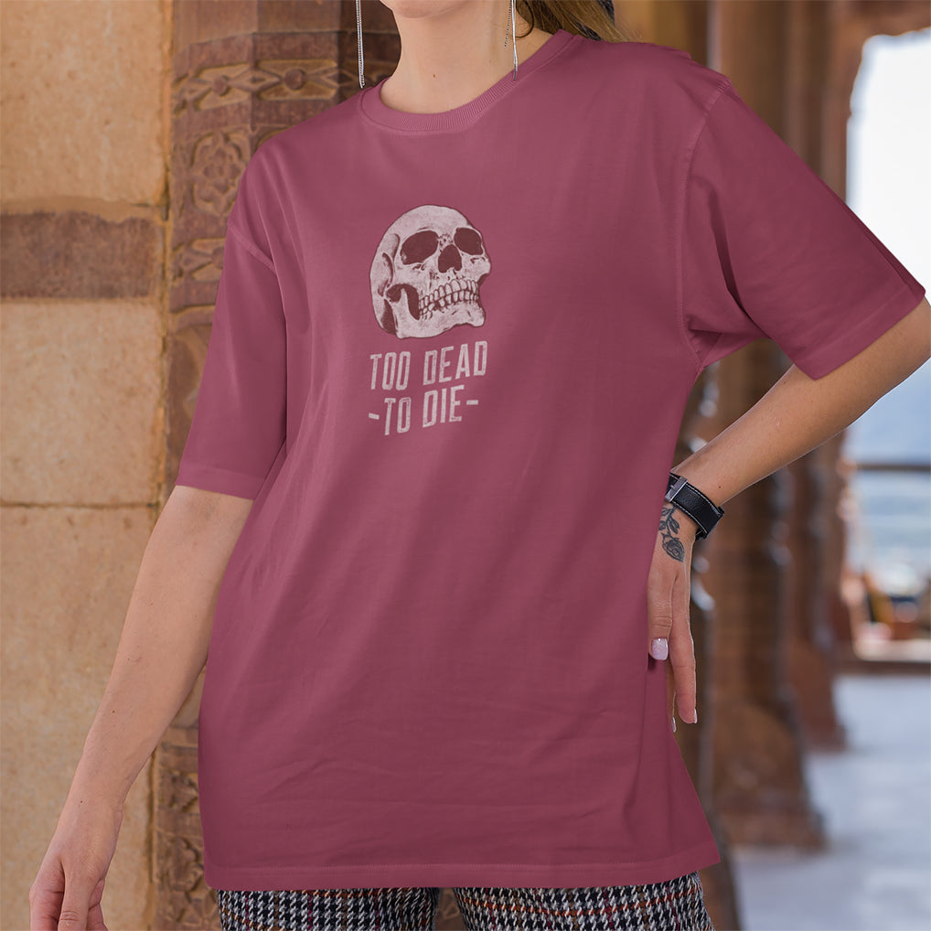 Too Dead To Die Shaka Wear Adult Max Heavyweight T-Shirt