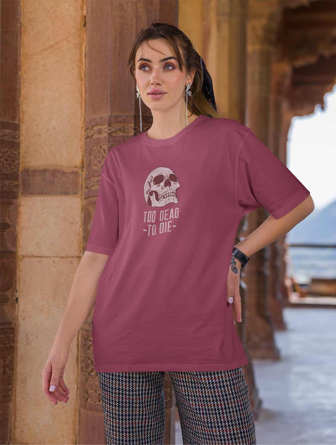 Too Dead To Die Shaka Wear Adult Max Heavyweight T-Shirt