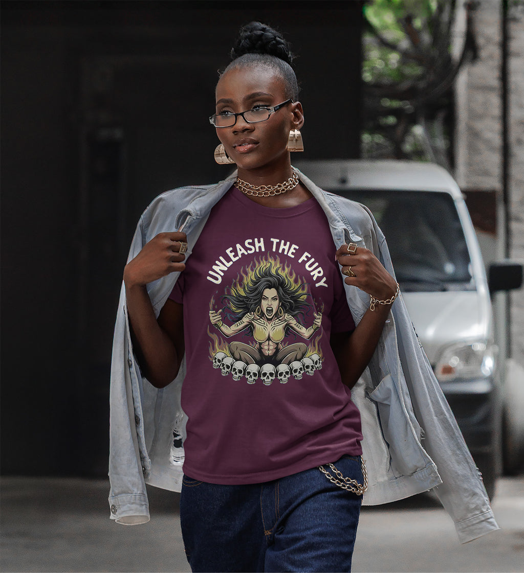 Unleash The Fury Ladies' Cotton T-Shirt