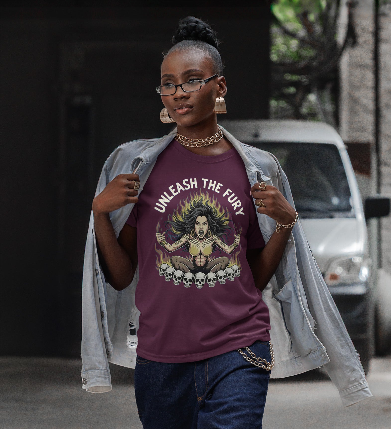 Unleash The Fury Ladies' Cotton T-Shirt