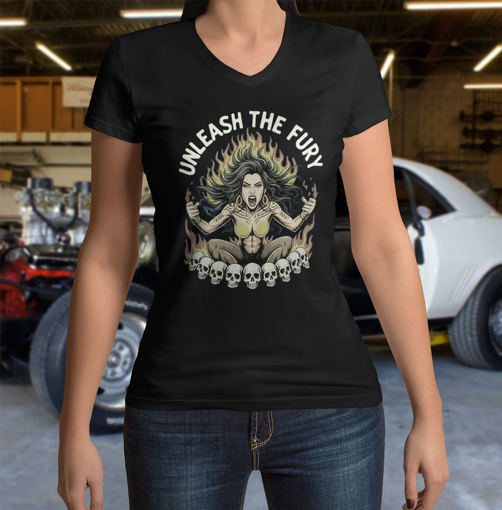 Unleash the Fury Ladies' Relaxed Jersey V-Neck T-Shirt