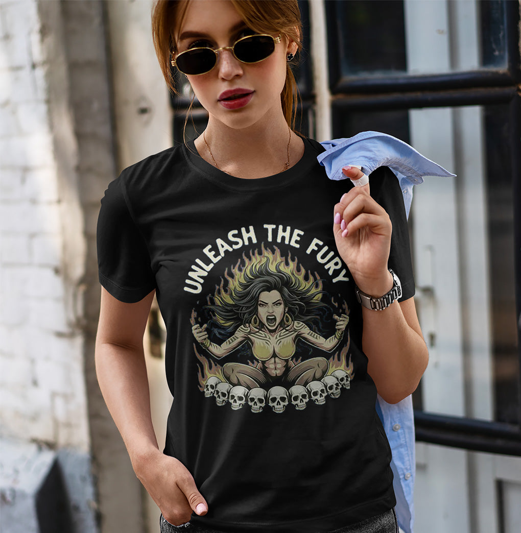 Unleash The Fury Ladies' Cotton T-Shirt