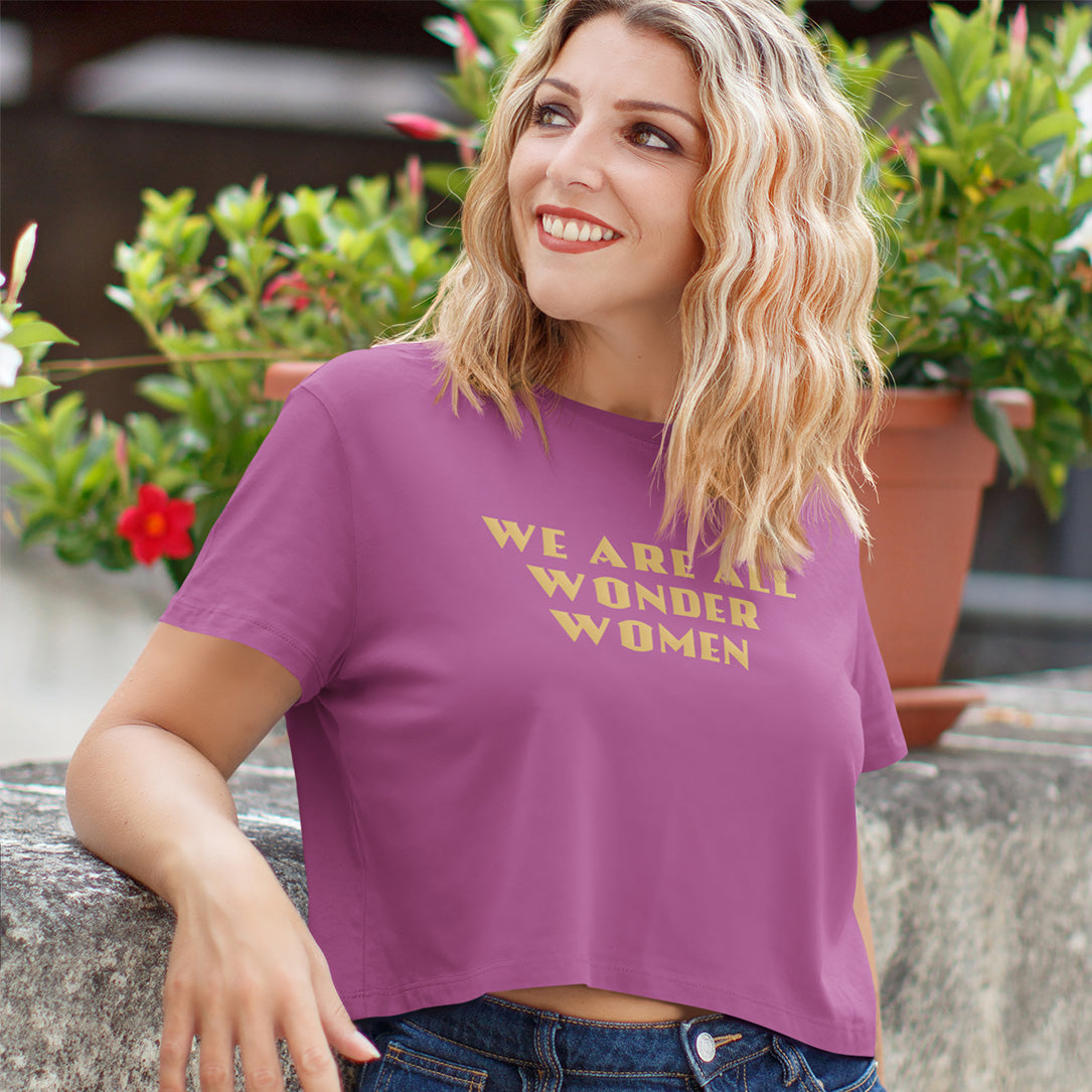 We Are All Wonder Women Women's Fine Jersey Boxy Tee