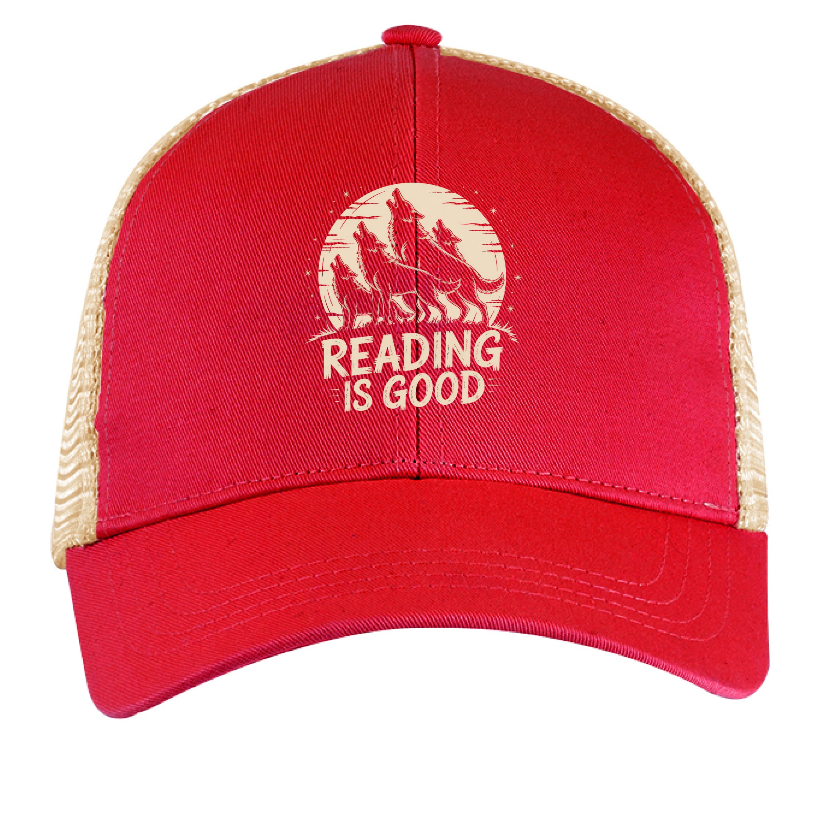 RED / OYSTER - FRONT