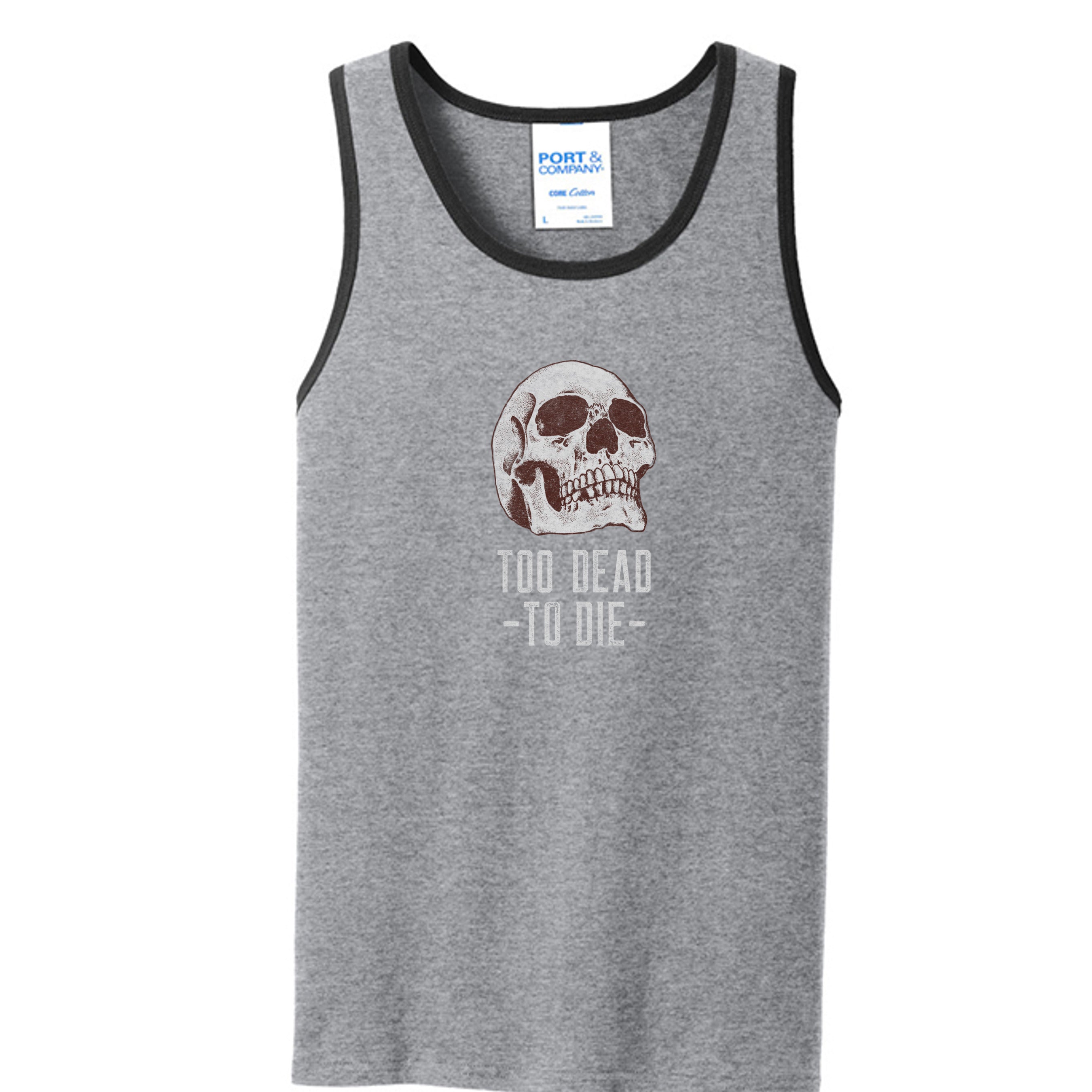 Athletic Heather/Jet Black - PC54TT - FRONT