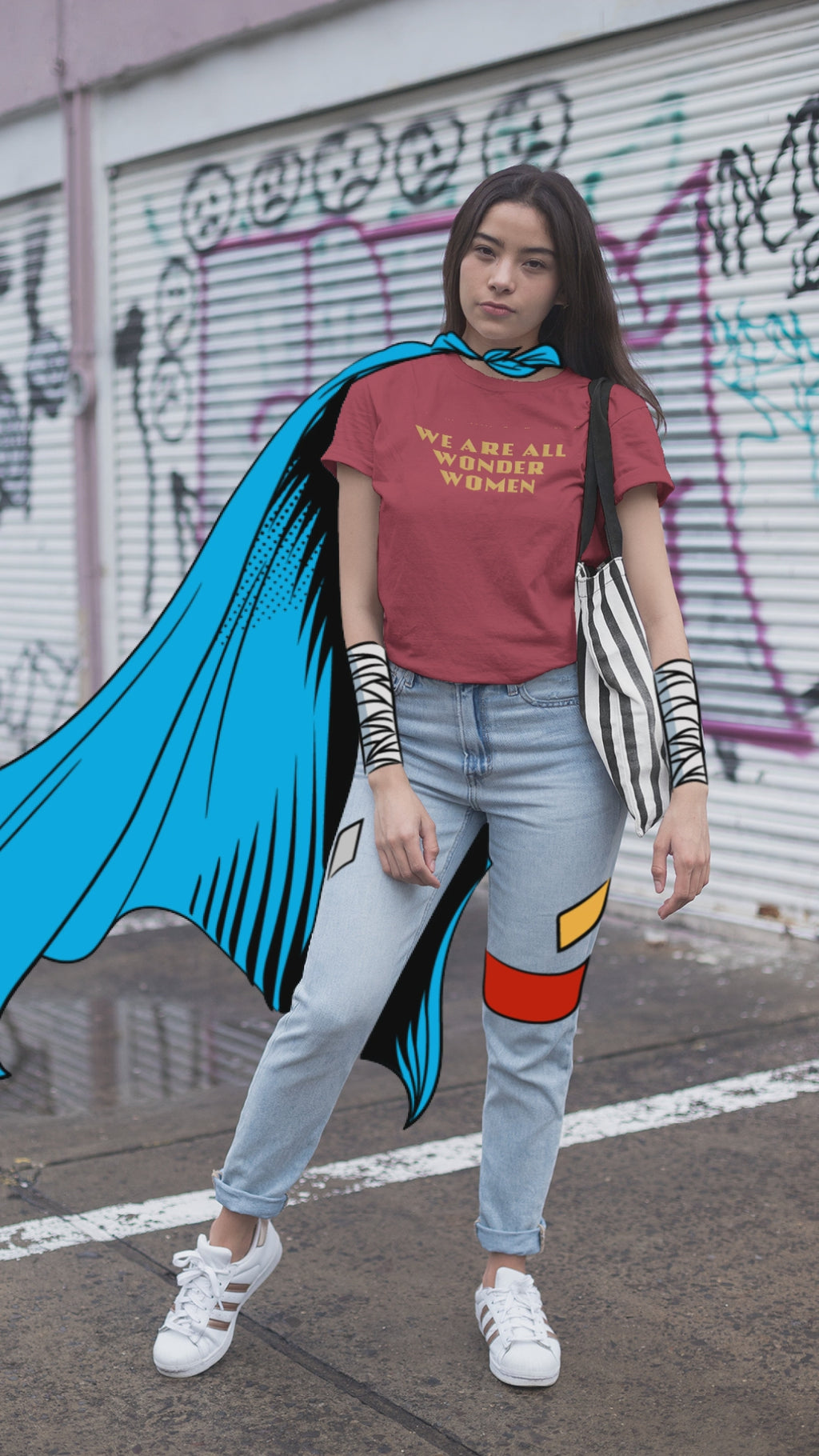 We Are All Wonder Women Ladies' Cotton T-Shirt