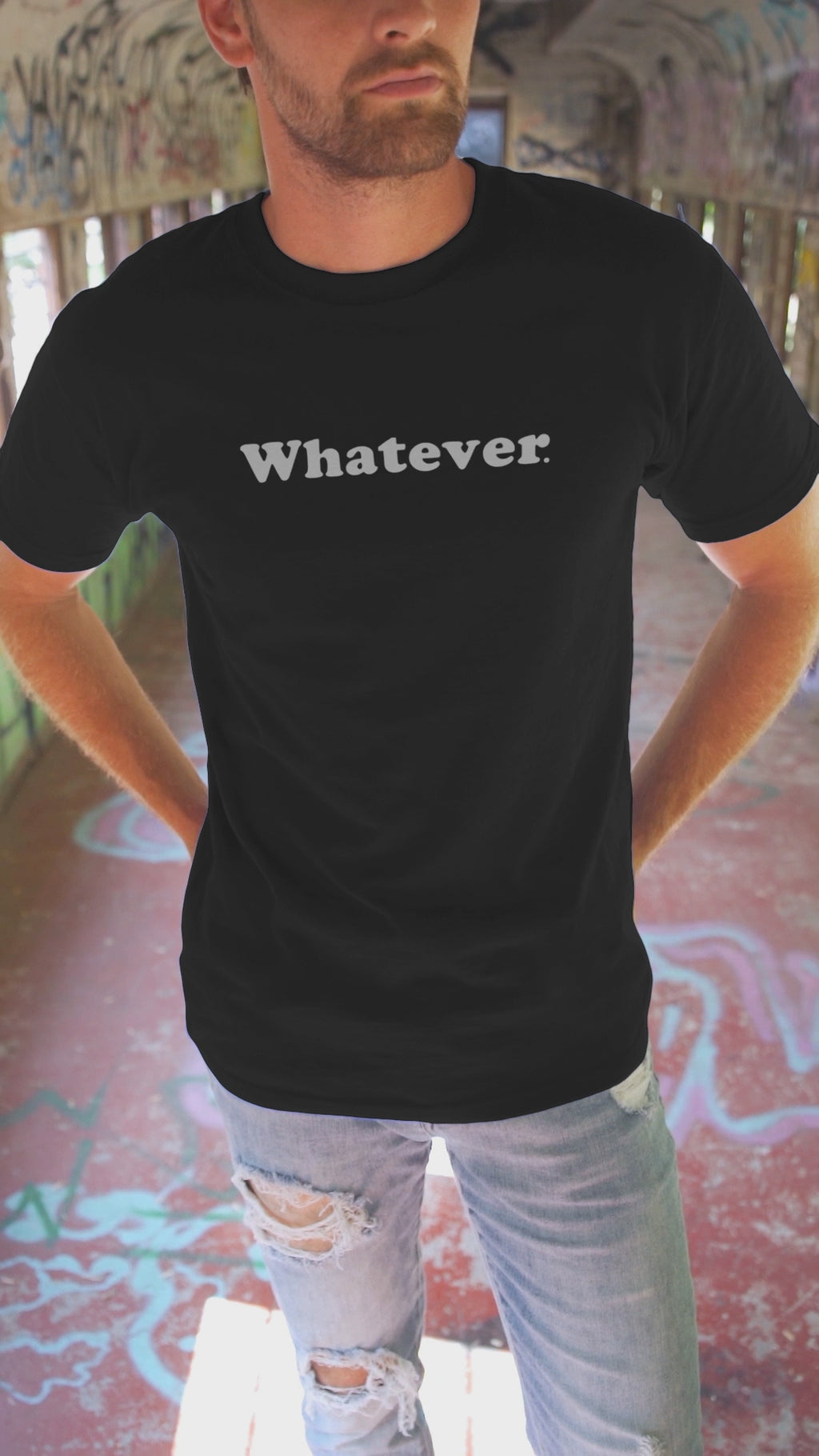 Whatever. Adult Cotton T-Shirt