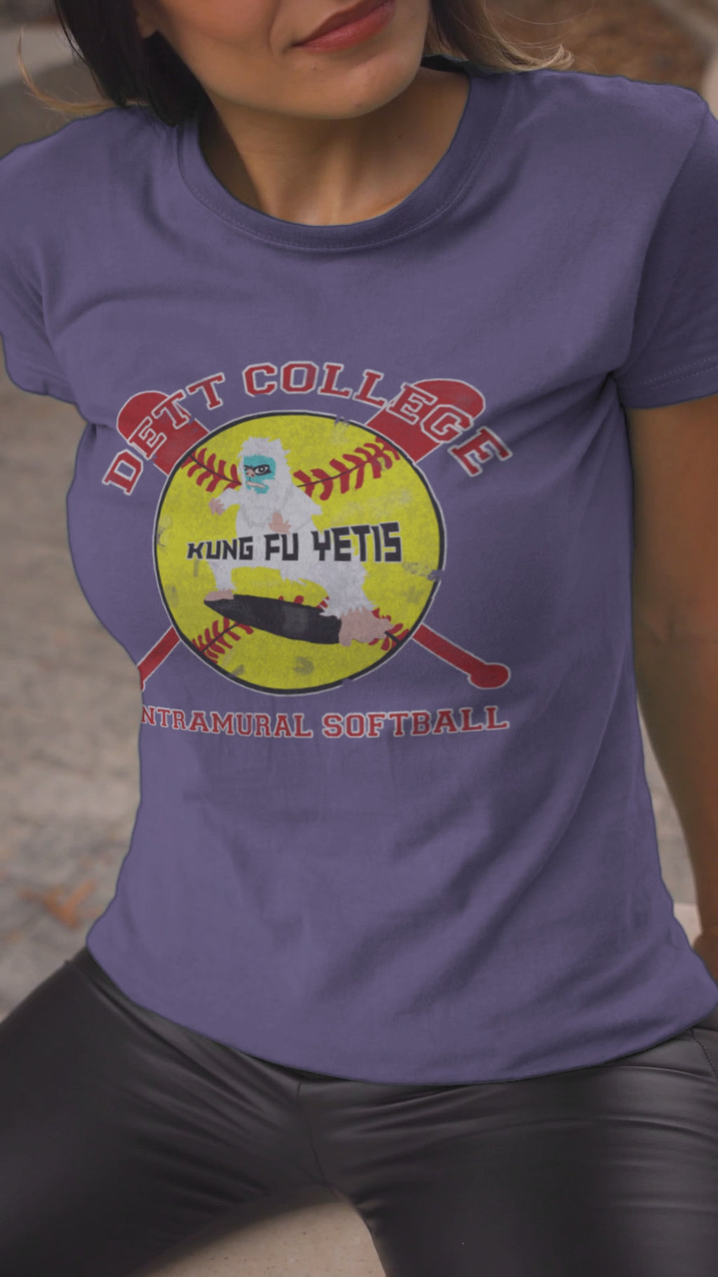 Dett College Kung Fu Yetis Ladies' Competitor™ Tee